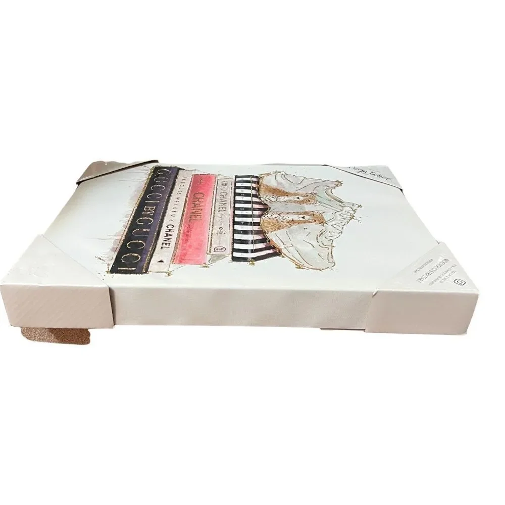 Design Canvas Sneakers Books Designer Animal‎ Print Decor Art